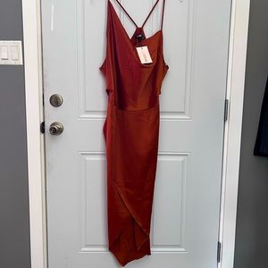 Missguided Satin Dress